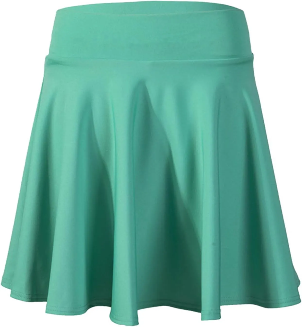 A Line Midi Skirt for Women Versatile 45CM Pleated Half Skirt Fashionable Flared Dress Skirt Non See ThroughDesign