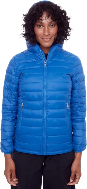 ALPINE NORTH Yoho Womens Vegan Down Packable Puffer-Lightweight, Weather-Resistant Jacket With Hood For Women with Carry Bag
