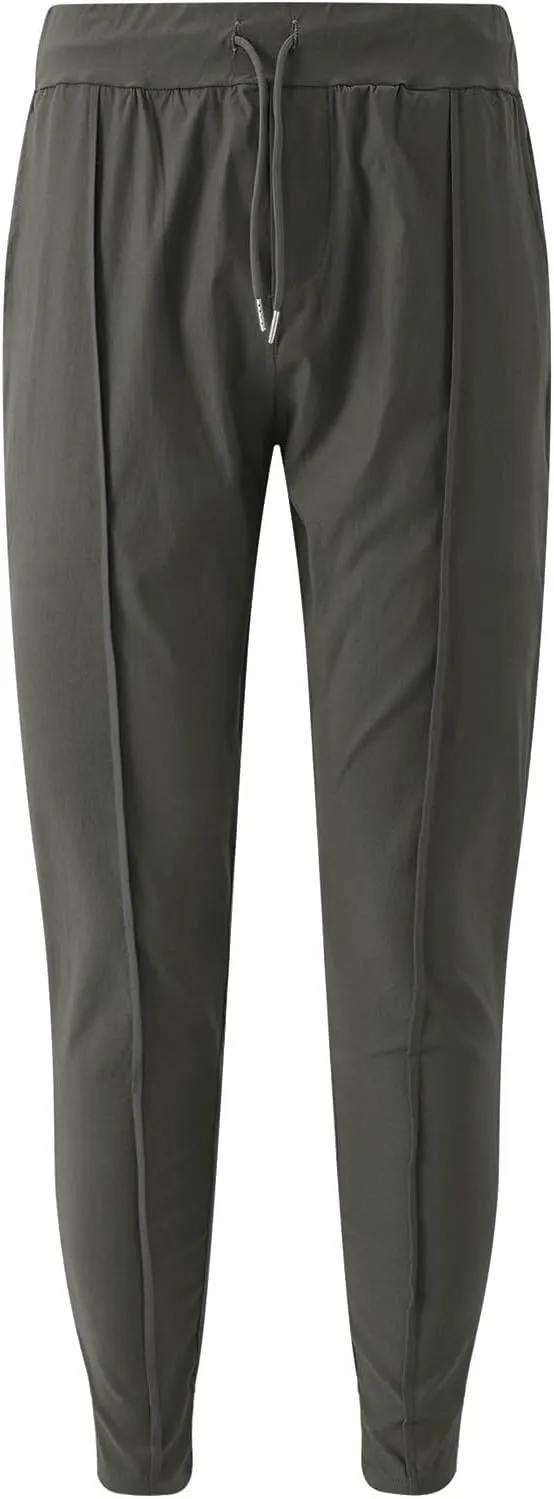 Cargo Pants for Men Outdoor Tactical Jogging Pants Slim Fit Sweatpants Elastic Waist Tapered Pants with Multi Pockets