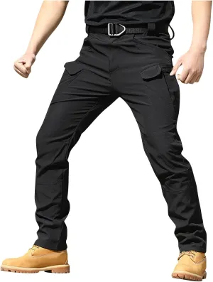 Cargo Pants Men Ripstop Classic Regular Hunting Work Pants Stretch Outdoor Resistant Travel Windproof Hiking Pants
