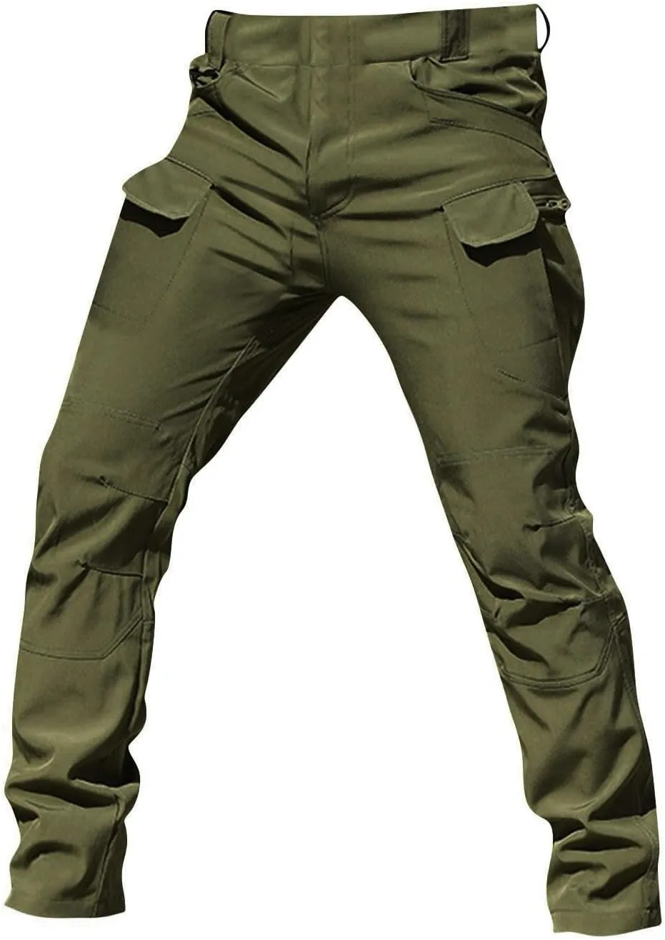 Cargo Pants Men Ripstop Classic Regular Hunting Work Pants Stretch Outdoor Resistant Travel Windproof Hiking Pants