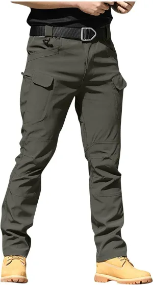 Cargo Pants Men Ripstop Classic Regular Hunting Work Pants Stretch Outdoor Resistant Travel Windproof Hiking Pants