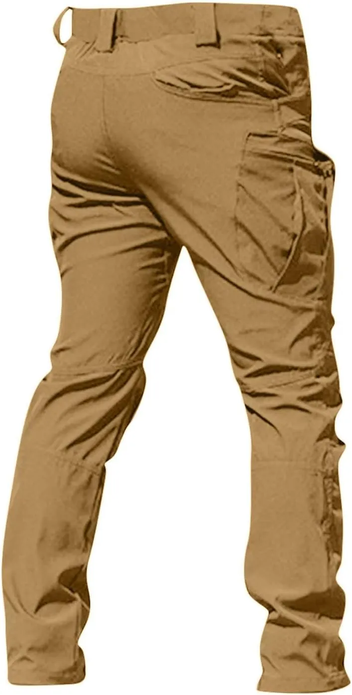 Cargo Pants Men Ripstop Classic Regular Hunting Work Pants Stretch Outdoor Resistant Travel Windproof Hiking Pants