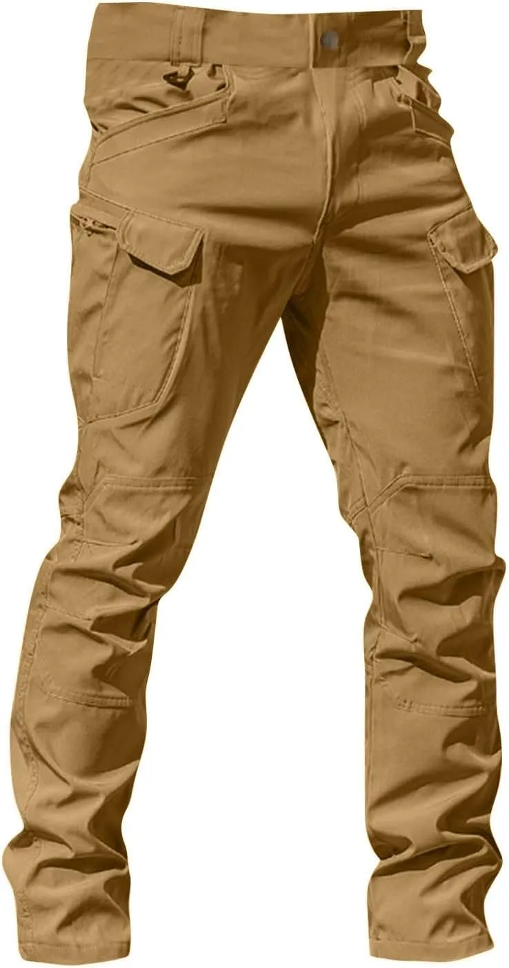 Cargo Pants Men Ripstop Classic Regular Hunting Work Pants Stretch Outdoor Resistant Travel Windproof Hiking Pants