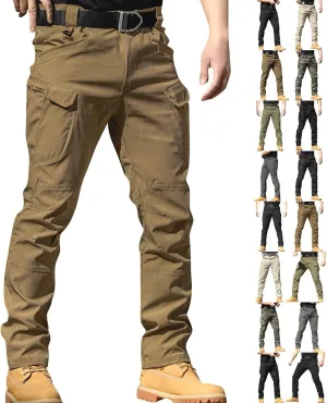 Cargo Pants Men Ripstop Classic Regular Hunting Work Pants Stretch Outdoor Resistant Travel Windproof Hiking Pants