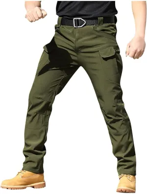 Cargo Pants Men Ripstop Classic Regular Hunting Work Pants Stretch Outdoor Resistant Travel Windproof Hiking Pants
