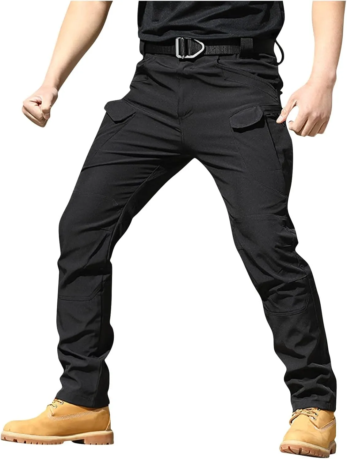 Cargo Pants Men Ripstop Classic Regular Hunting Work Pants Stretch Outdoor Resistant Travel Windproof Hiking Pants