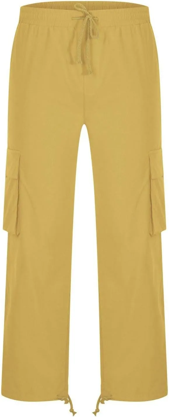 Cargo Pants Men with Multi Pockets Lightweight Outdoor Hiking Jogger Classic Fit Tactical Pant Activewear