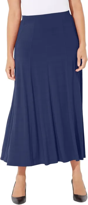 Catherines Women's Plus Size Anywear Seamed Skirt