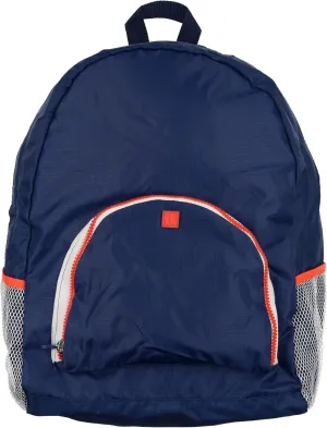 Collapsible Backpack | Travel Backpack Navy/Orange | Kids Versatile Bag | Storage Compactable Backpack For Kids Travel | Water Resistant