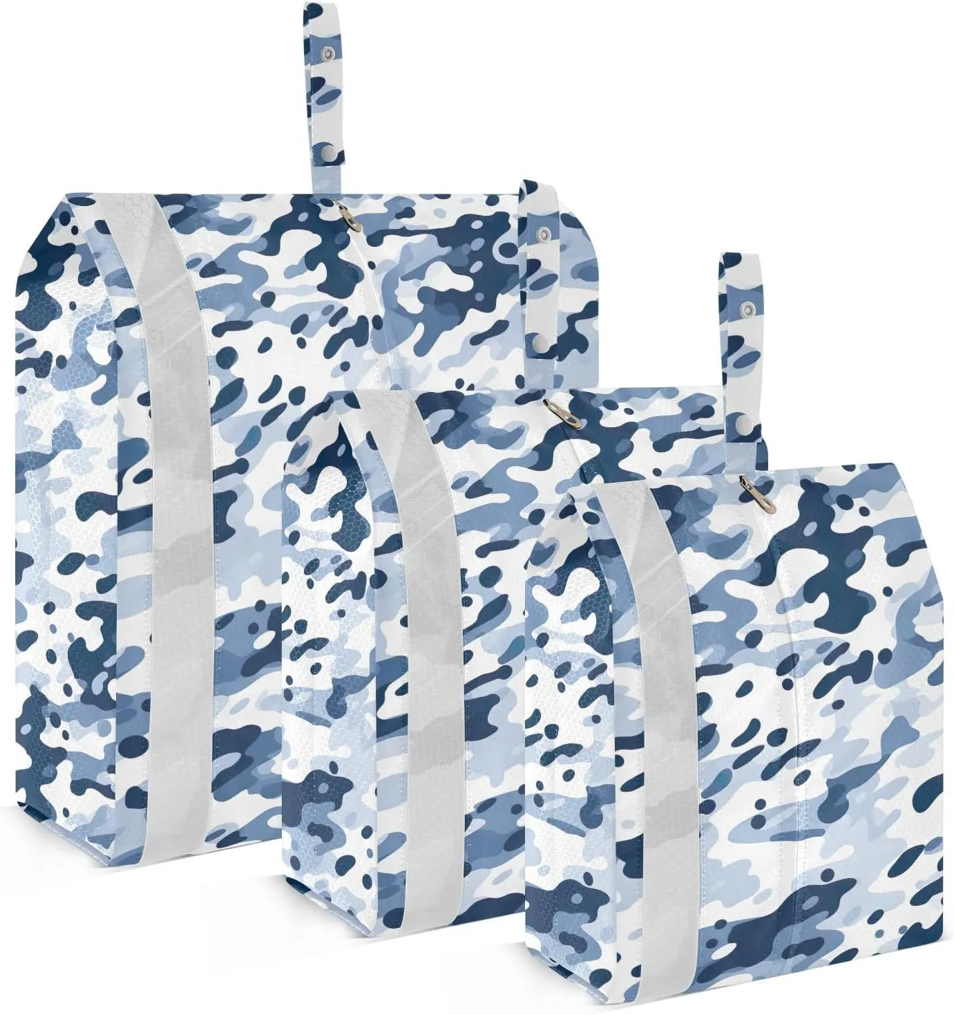 Colorful Camo Abstract Packing Cubes for Travel 3 Set Travel Bags Organizer Luggage Cubes for Travel Essentials