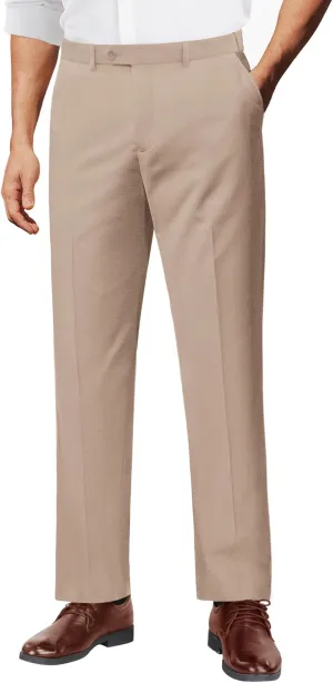 COOFANDY Men Linen Dress Pants Classic Fit Suit Pants Lightweight Wrinkle Free Casual Trousers