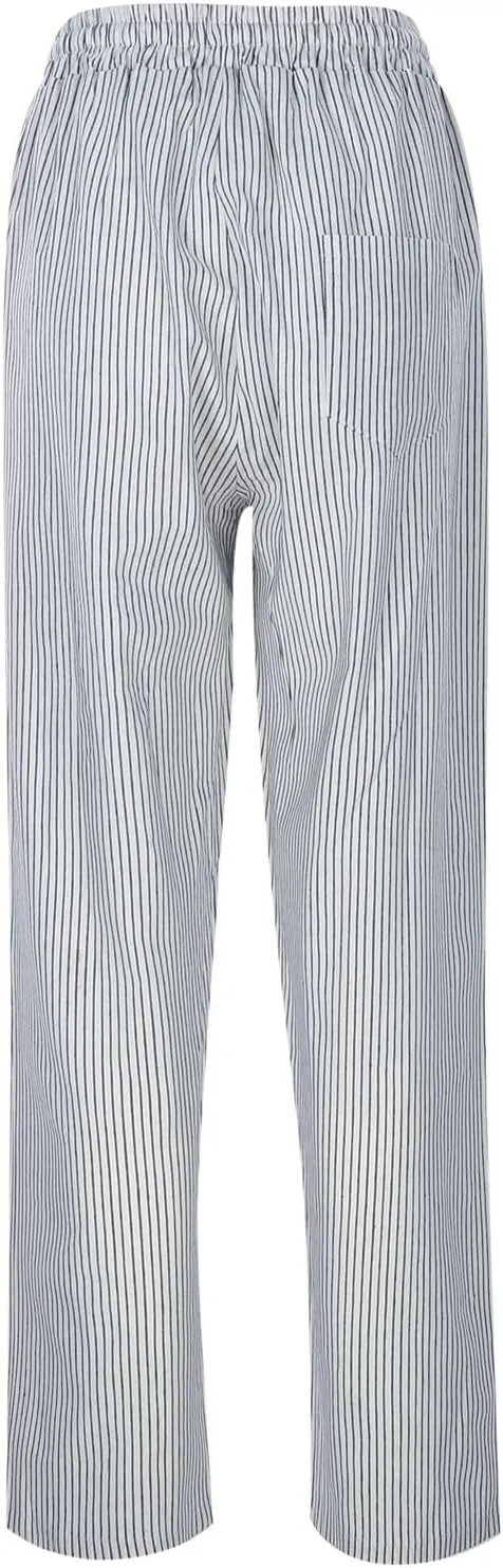 Cotton Linen Women Casual Lightweight Drawstring Elastic Waist Pants with Pockets Straight Long Leg Lounge Summer