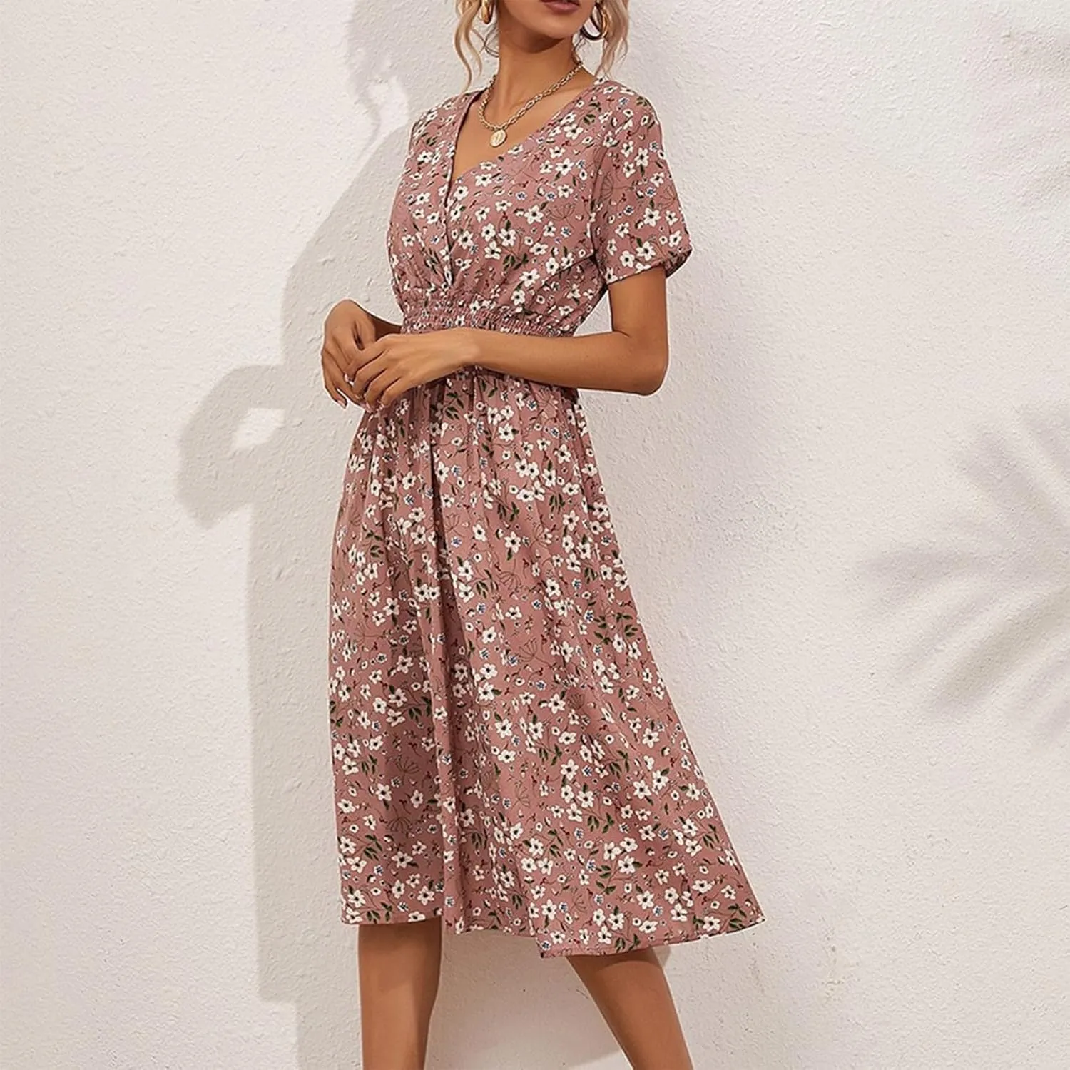 Dresses for Women 2025 Dresses for Women 2025 Casual XL Floral Print Swing Swing Flowy