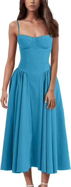Dresses for Women 2025 Sleeveless Maxi Dress Summer Dresses for Women 2025 Casual Floral Print