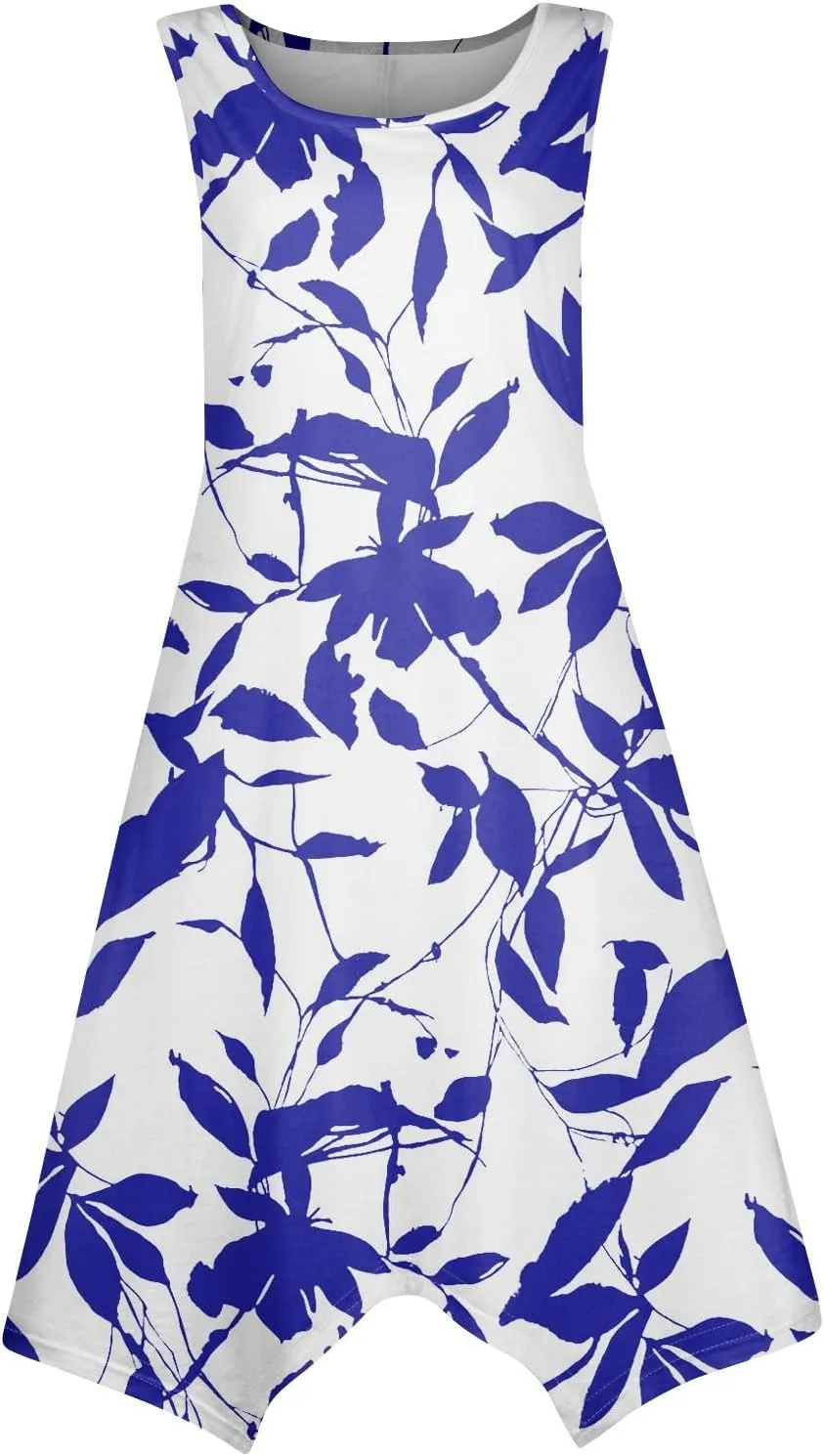 Dresses for Women 2025 Spring Summer Maxi Dresses for Women Sundress Sleeveless Swing Cotton Summer