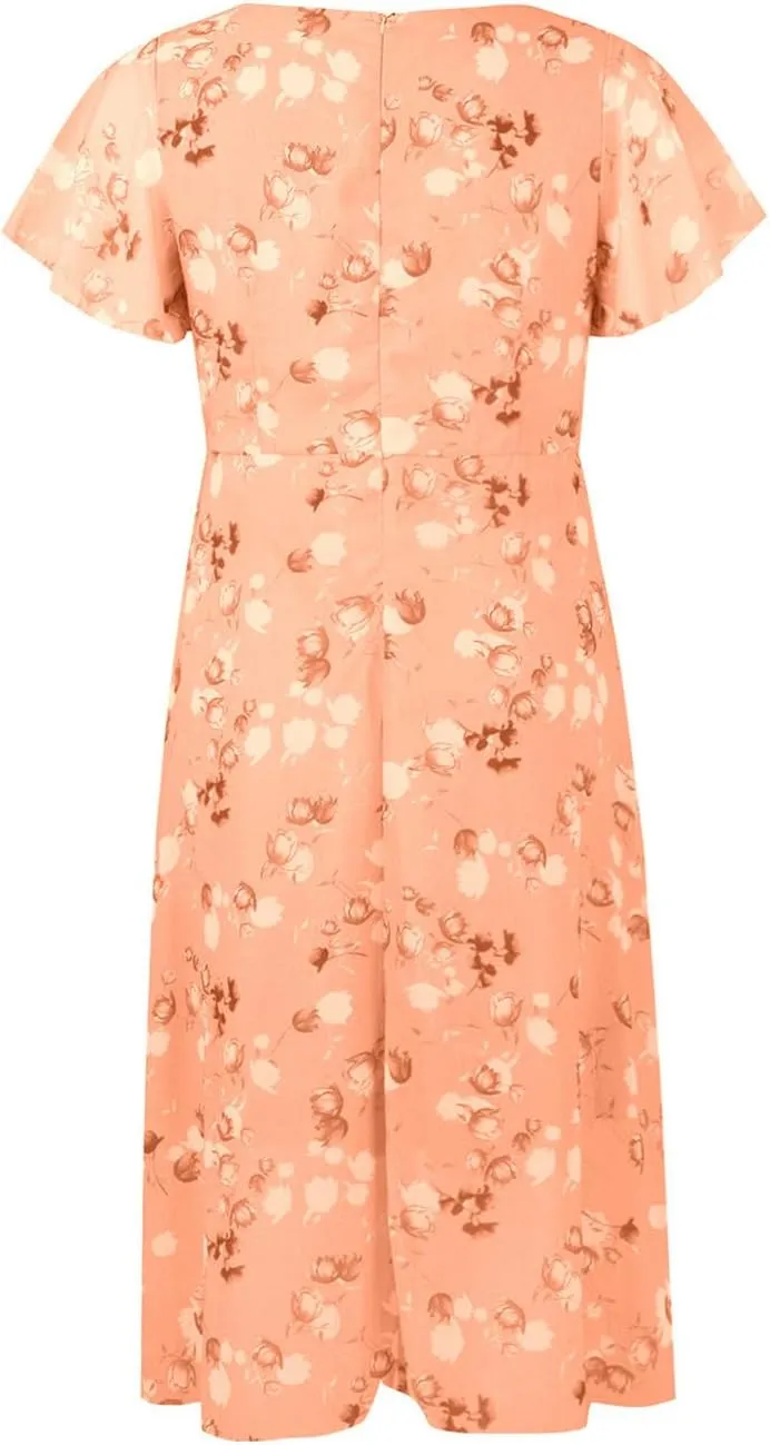 Easter Dress for Women Summer Dresses for Women 2025 Swing Chiffon Dress Fitted Spring Summer