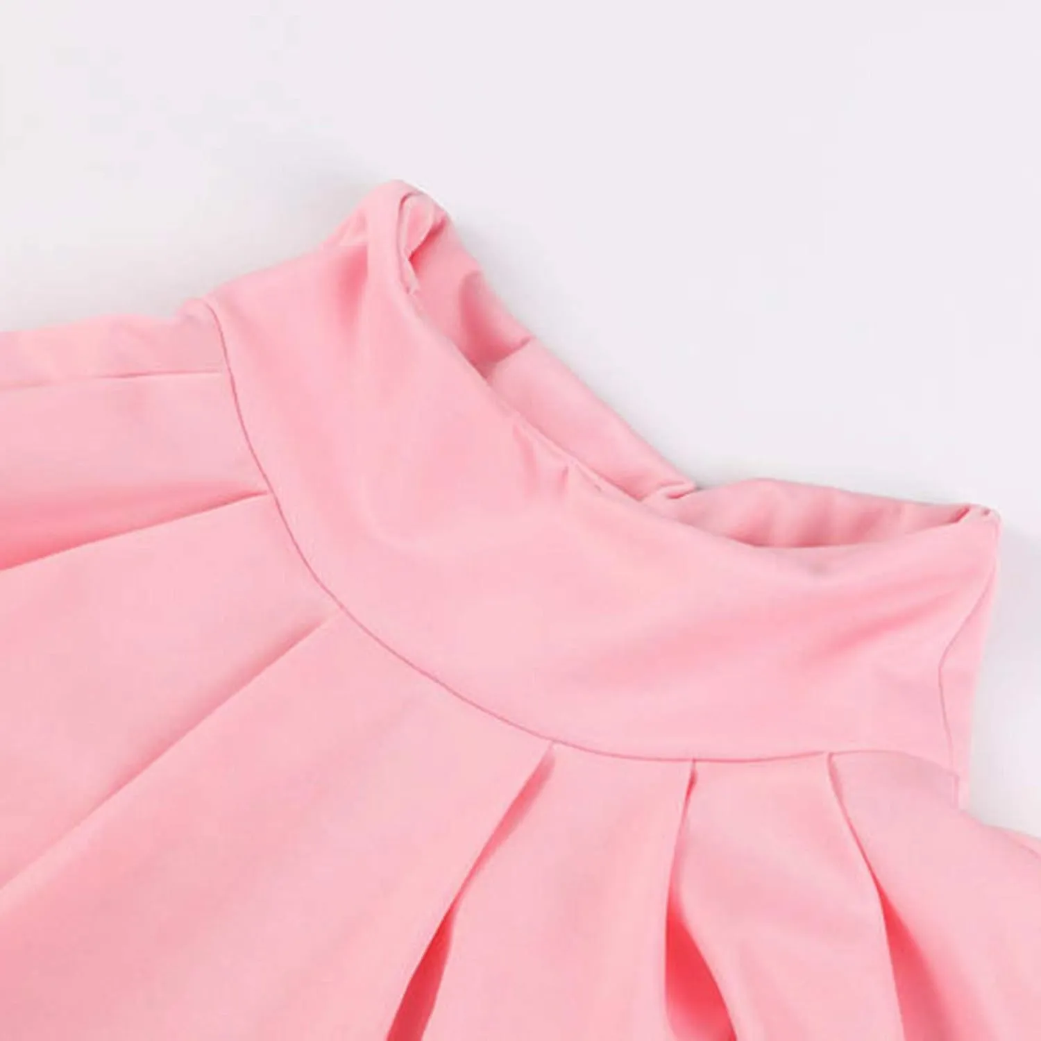 Evening Dresses Midi Length Women Fashion High Waist Multicolor Pleated Solid Short Skirt
