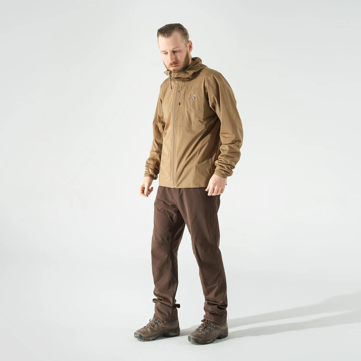 First Lite Mens FlashStorm Jacket - 3-Layer Ultralight Waterproof Rain Coat for Hunting & Fishing