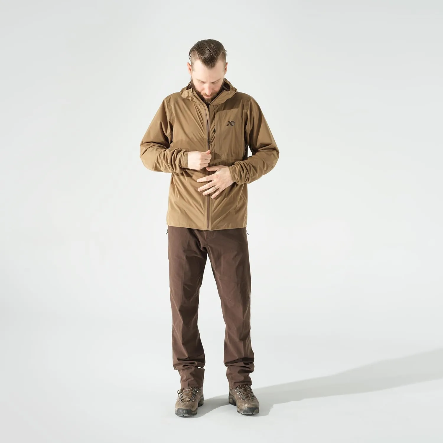 First Lite Mens FlashStorm Jacket - 3-Layer Ultralight Waterproof Rain Coat for Hunting & Fishing