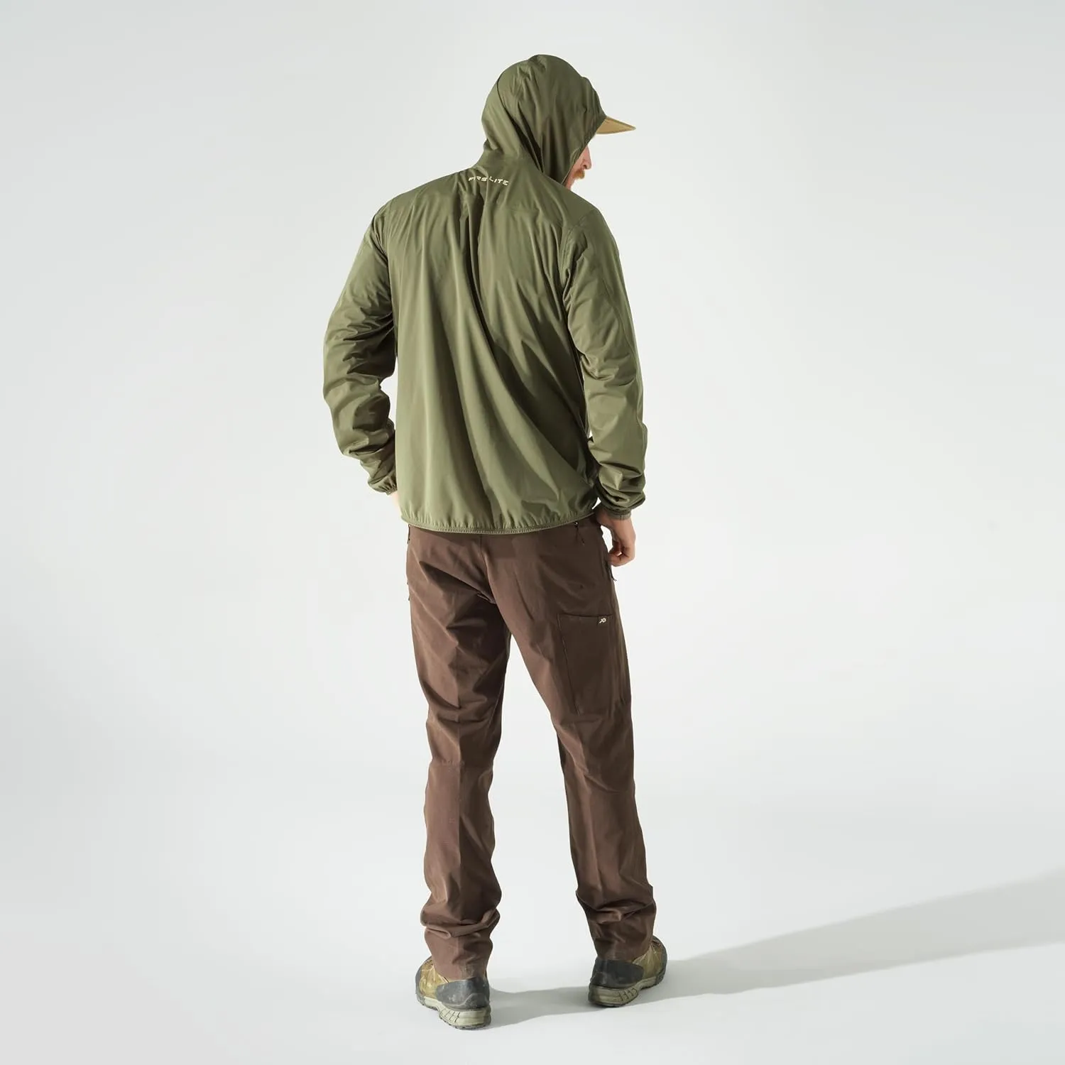 First Lite Mens FlashStorm Jacket - 3-Layer Ultralight Waterproof Rain Coat for Hunting & Fishing