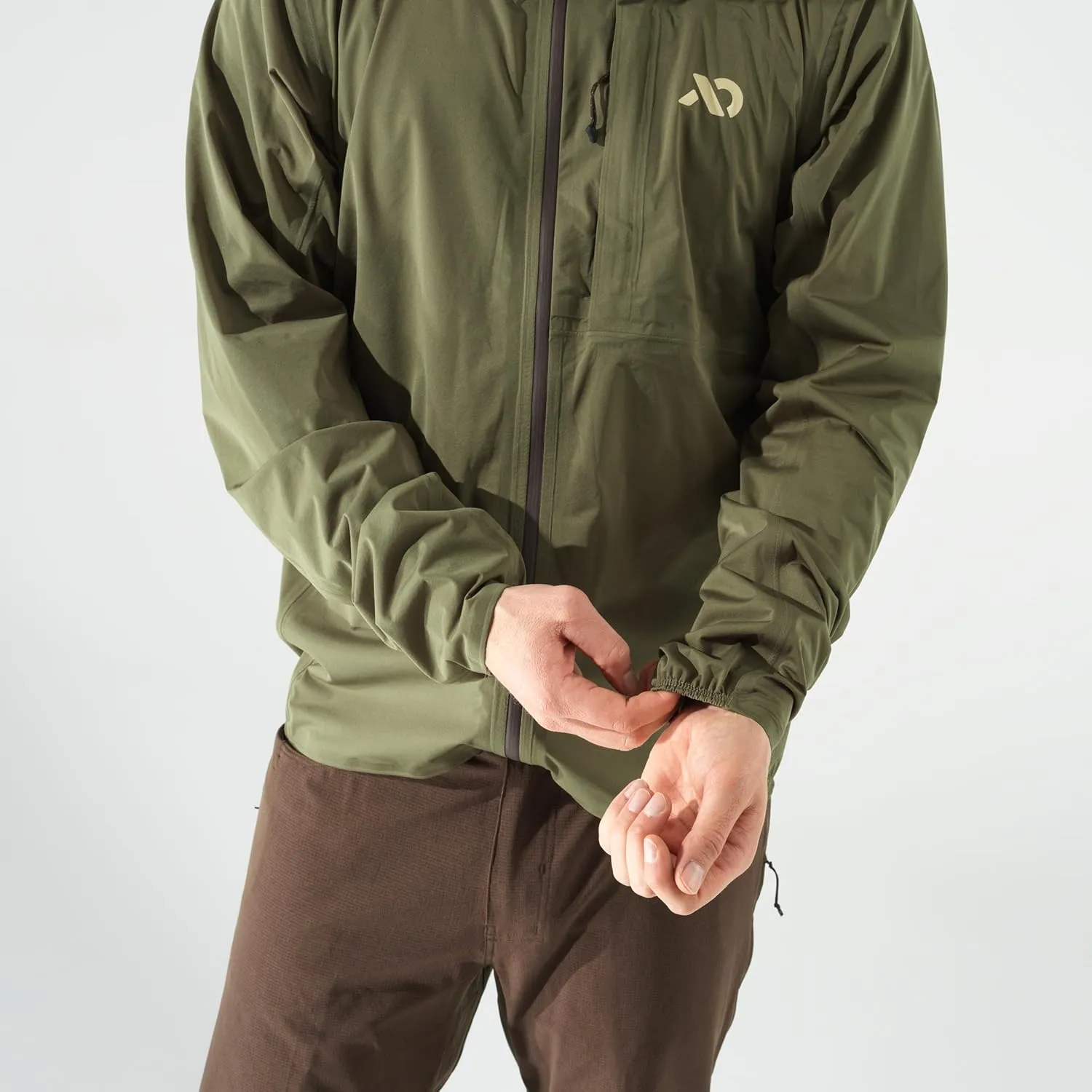 First Lite Mens FlashStorm Jacket - 3-Layer Ultralight Waterproof Rain Coat for Hunting & Fishing