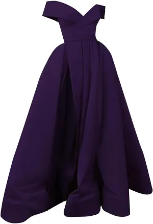 Floor Length Chiffon Ladies Cocktail Dress French Retro Summer Wedding Formal Gown with V Neck