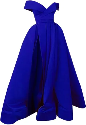 Floor Length Chiffon Ladies Cocktail Dress French Retro Summer Wedding Formal Gown with V Neck