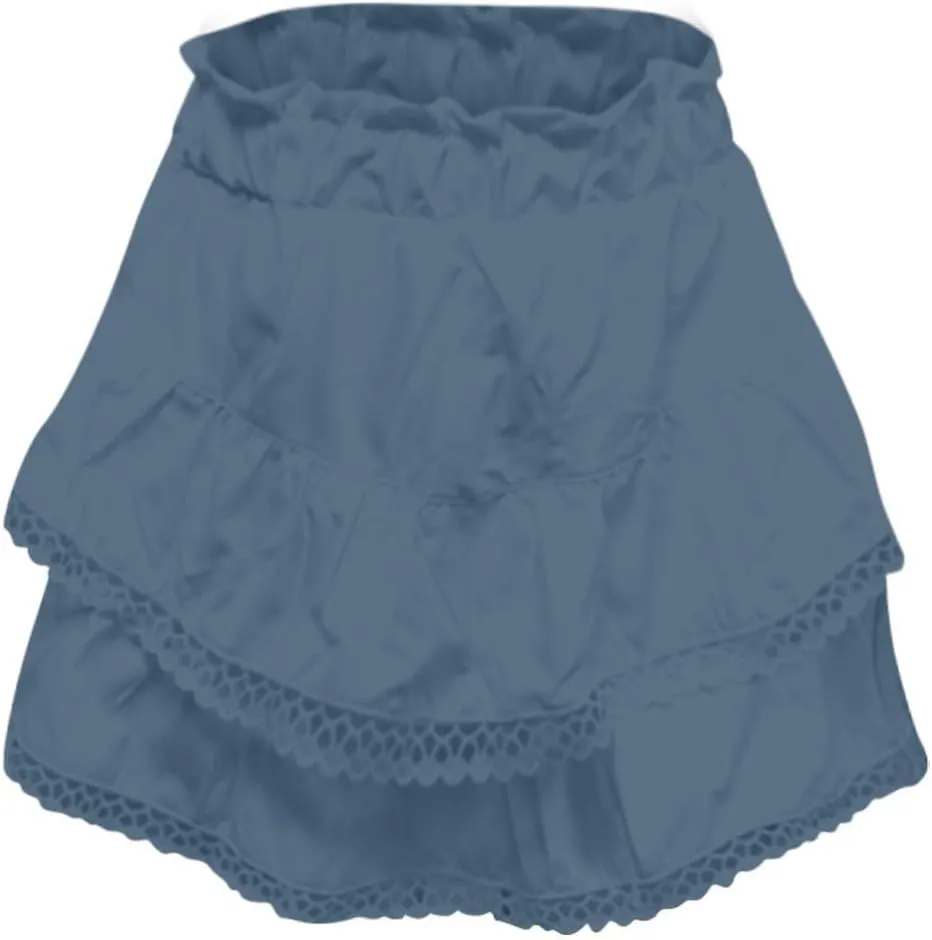 Flowy Shorts for Women Ruffle Skorts Mini Skirts High Waisted Teen Gilrs Tennis Skort Summer Chiffon Boho Skirts
