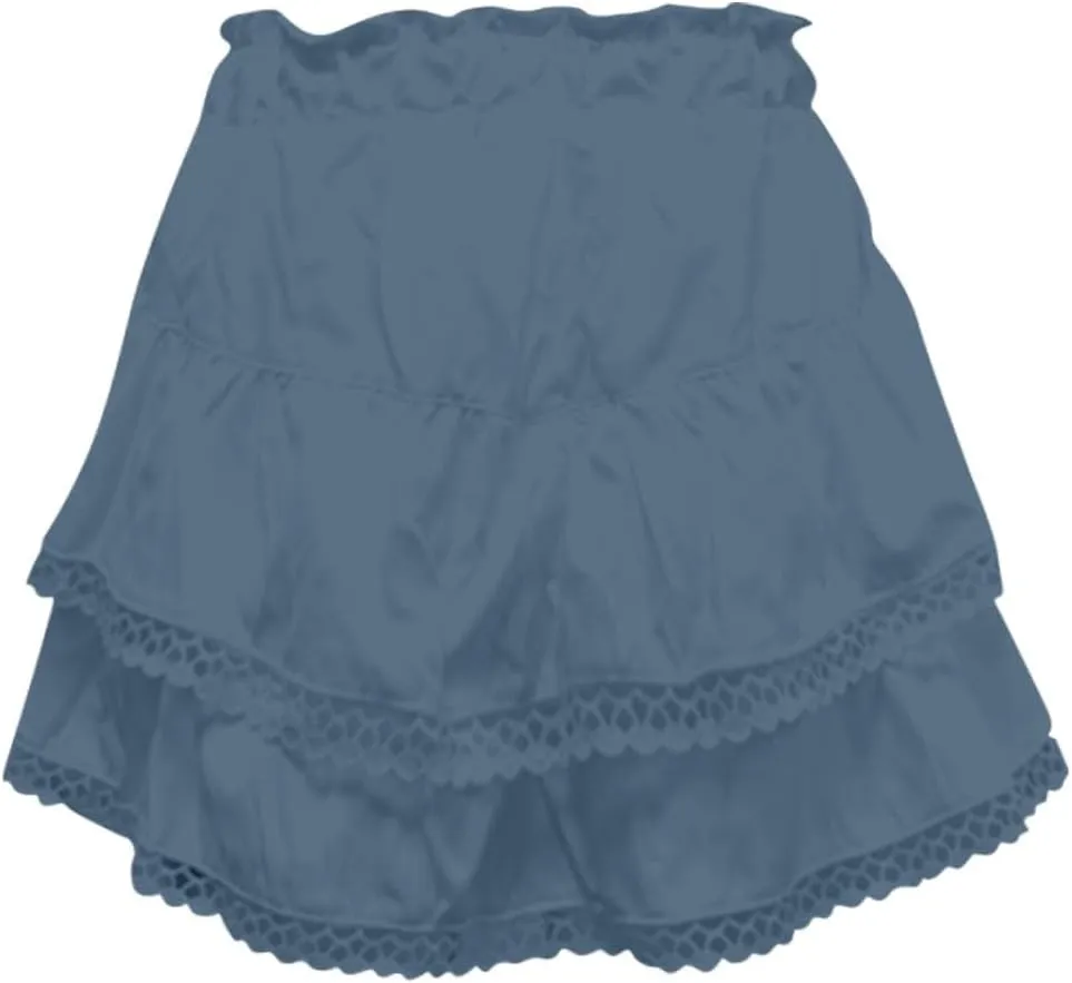 Flowy Shorts for Women Ruffle Skorts Mini Skirts High Waisted Teen Gilrs Tennis Skort Summer Chiffon Boho Skirts