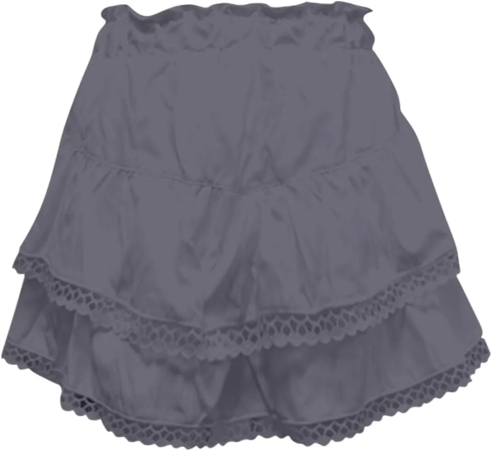 Flowy Shorts for Women Ruffle Skorts Mini Skirts High Waisted Teen Gilrs Tennis Skort Summer Chiffon Boho Skirts