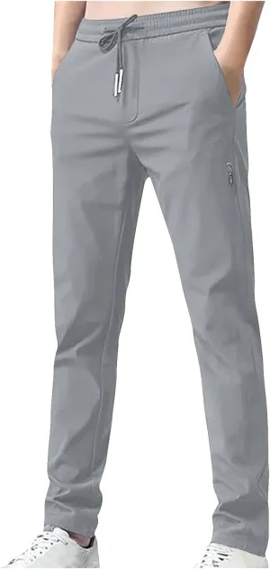 generic Golf Pants Men Straight Fit Trousers Fashion Running Tapered Jogger Pants Summer Cool Ice Silk Men Clothes Breathable