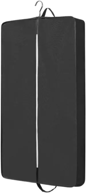 Habrur Clothes Cover 3 Pack Travel Garment Bag Cover Lightweight Non-Woven Suit Bag for Suits Suit Bags (Color : Black, Size : 60 * 10 * 110cm)