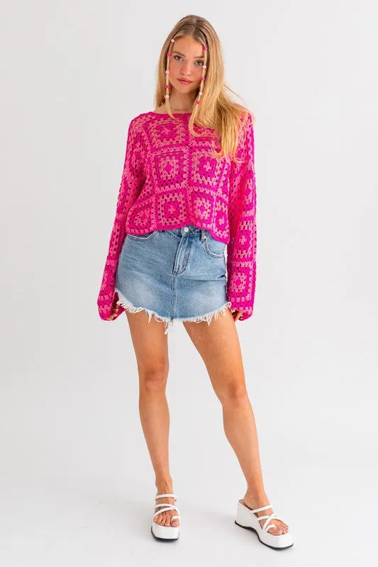 Janie Crochet Top