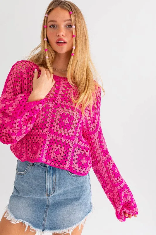 Janie Crochet Top