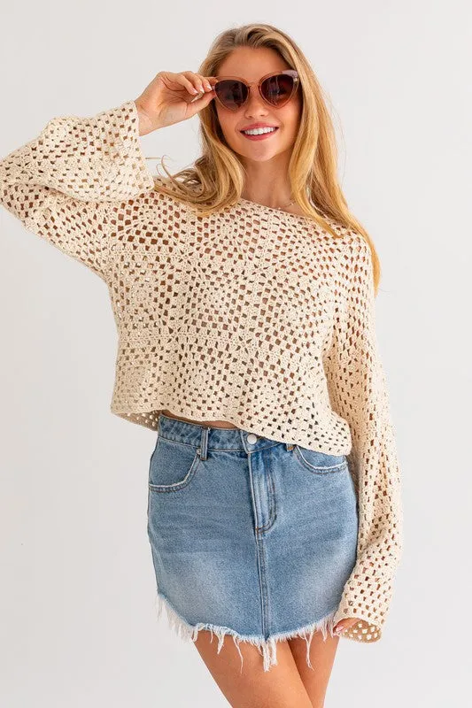 Janie Crochet Top
