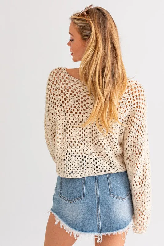Janie Crochet Top