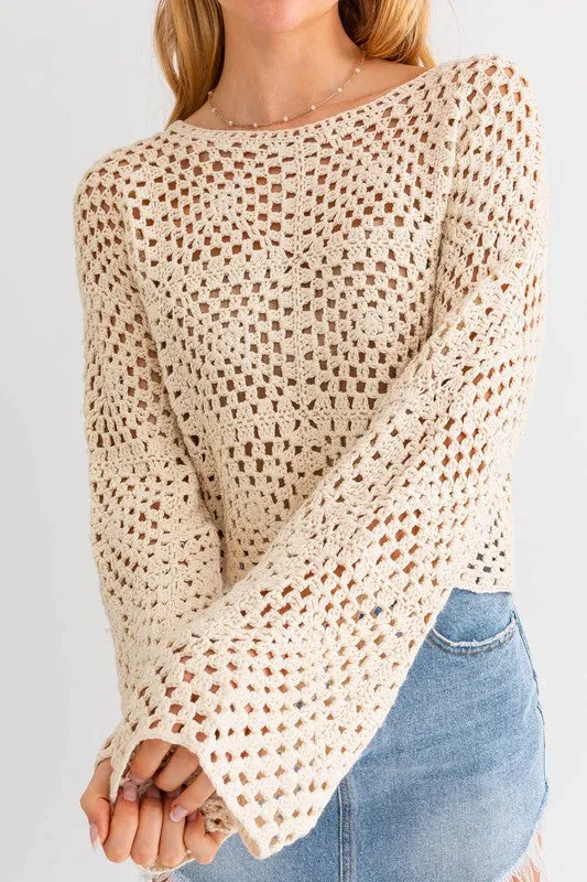 Janie Crochet Top