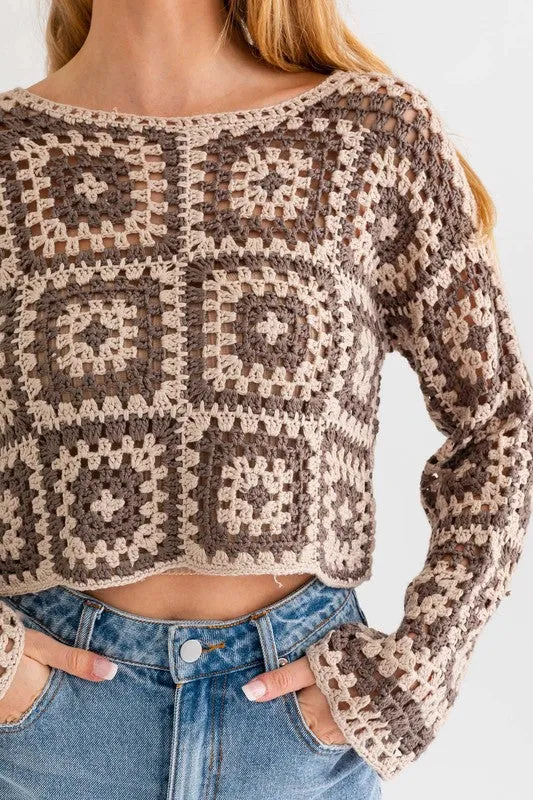 Janie Crochet Top