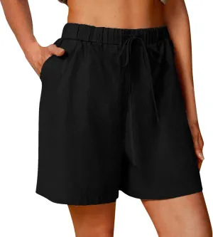 LCMTWX Khaki Women's Athletic Hiking Quick Shorts