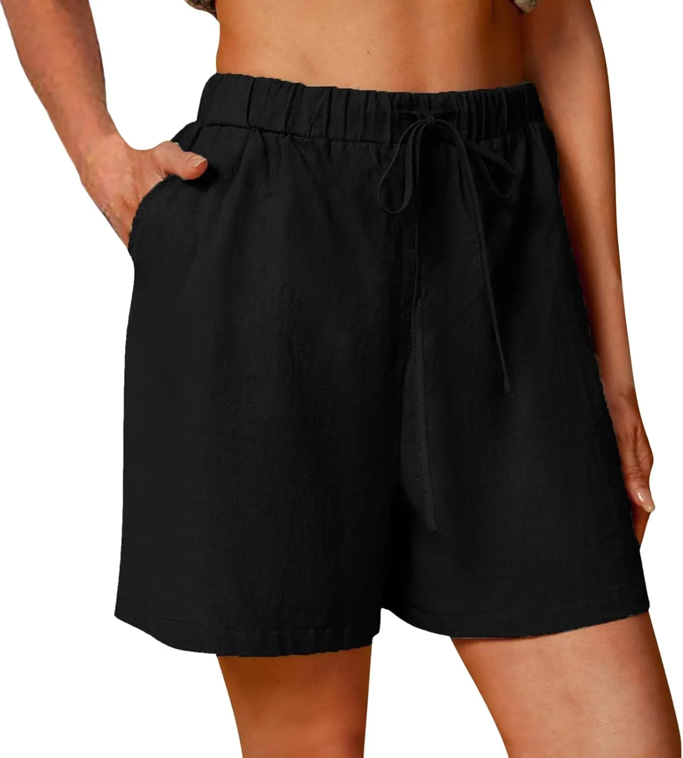 LCMTWX Khaki Women's Athletic Hiking Quick Shorts
