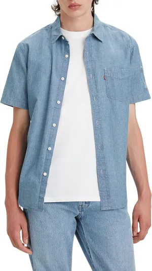 Levi's Men's Classic 1 Pocket Short Sleeve Button Up Shirt