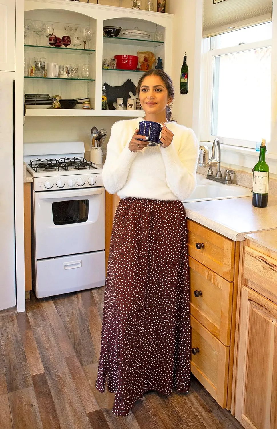 Maxi Skirts for Women Reg & Plus Size Women's Long Skirts, Flowy Summer Skirt Aline Elastic High Waisted Trendy 2023