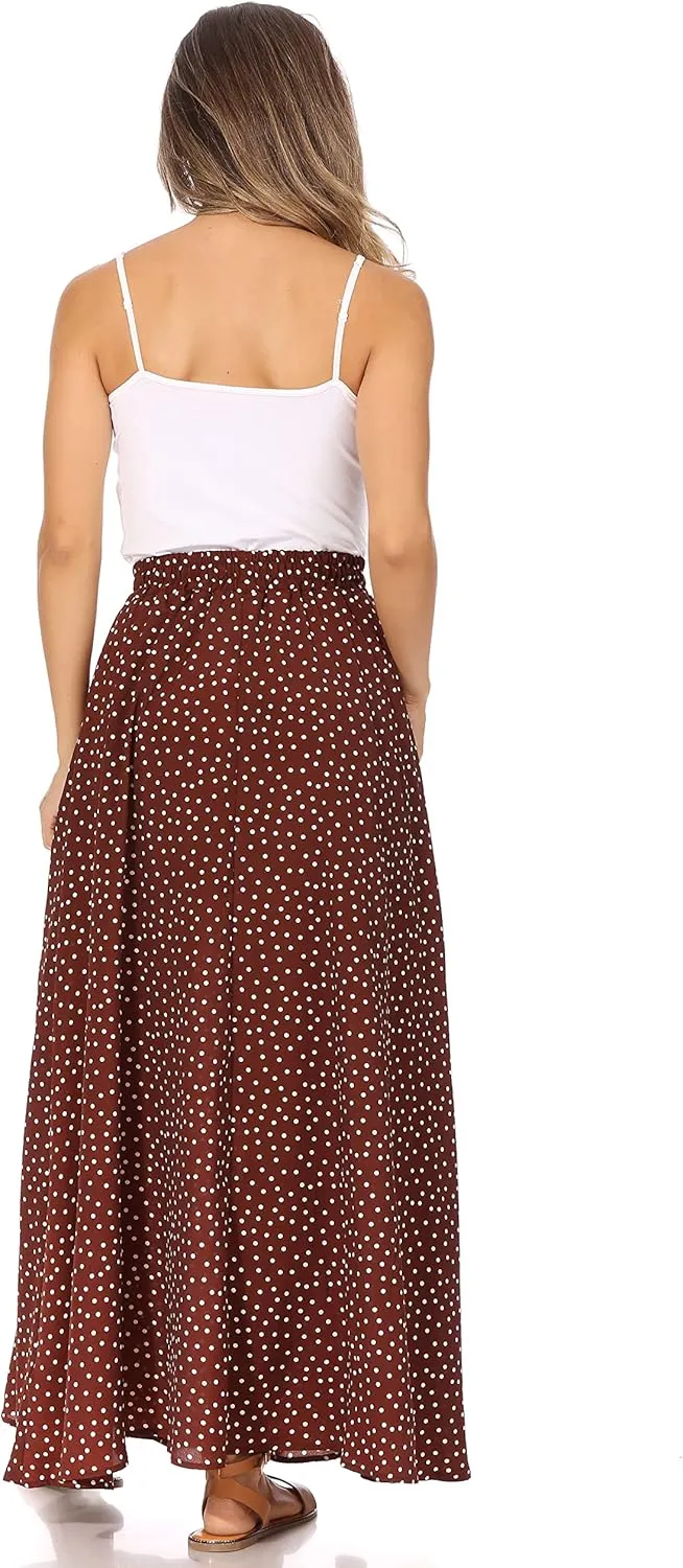 Maxi Skirts for Women Reg & Plus Size Women's Long Skirts, Flowy Summer Skirt Aline Elastic High Waisted Trendy 2023