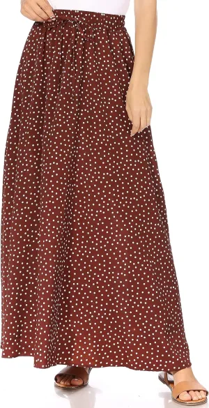 Maxi Skirts for Women Reg & Plus Size Women's Long Skirts, Flowy Summer Skirt Aline Elastic High Waisted Trendy 2023