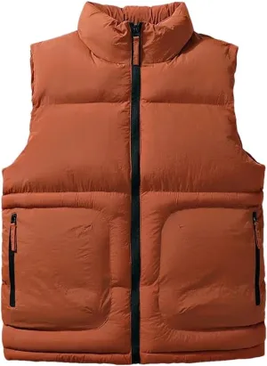 Men' Sleeveless Vest Jackets Winter Male Cotton-Padded Coats For Men Stand Collar Warm Waistcoats Clothing