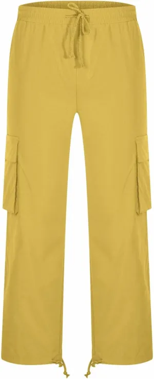 Mens Casual Waist Color Sports Cargo Pants Outdoor Wearing Pants with Pockets Joggers Loose Fit Hiking Trousers