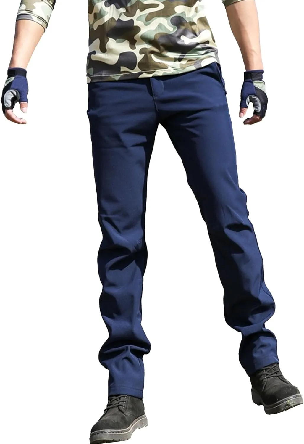 Men's Classic Workout Hiking Pant Golf Stretch Work Dress Slack Lightweight Casual Comfy Trousers