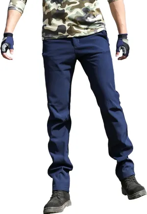Men's Classic Workout Hiking Pant Golf Stretch Work Dress Slack Lightweight Casual Comfy Trousers