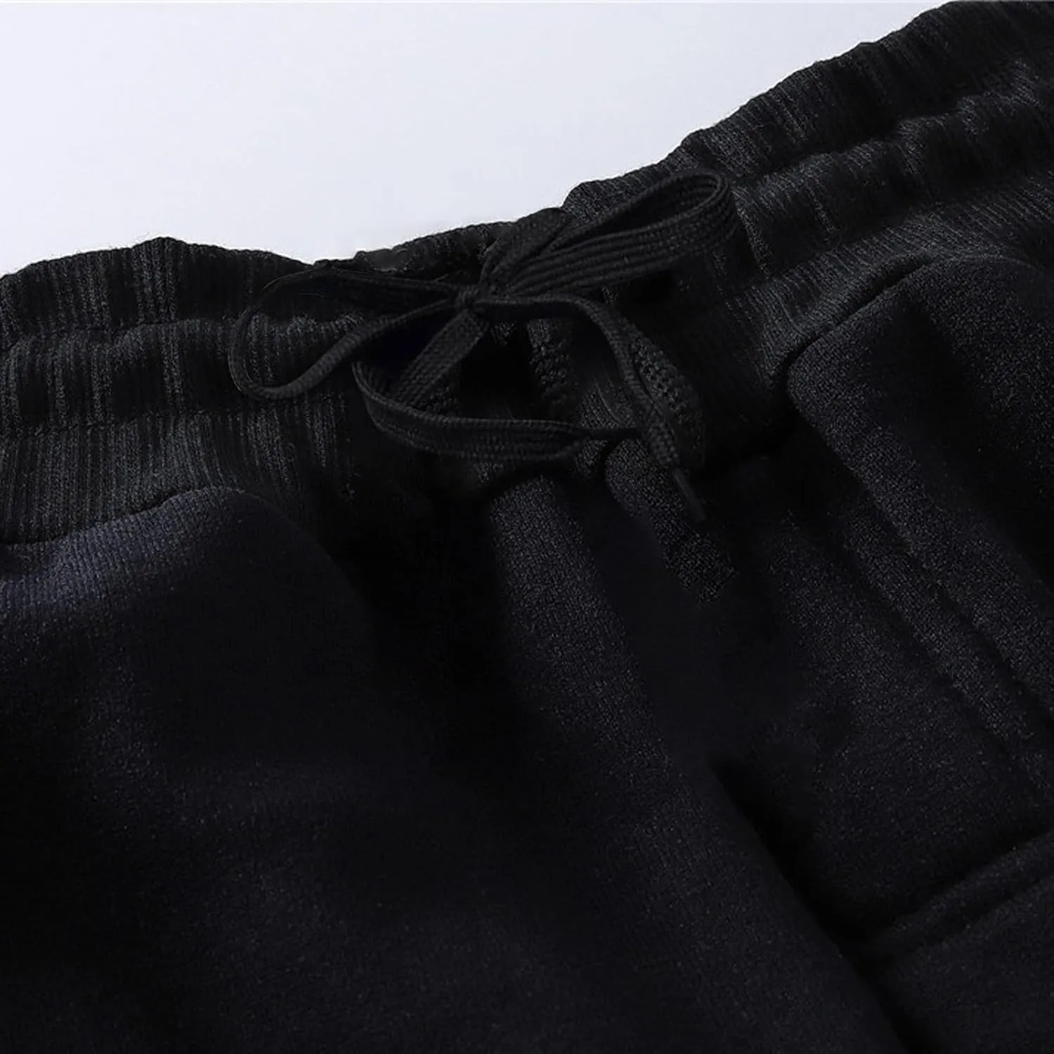 Men's Fashion Sweatpants Baggy Wide Straight Leg Joggers Classic Fit Flat Front Hiking Outdoor Trousers